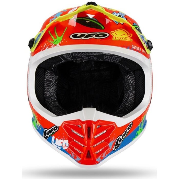 UFO Helm für Kinder Korey gelb, rot, blau