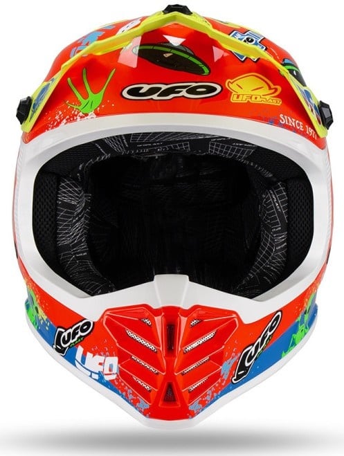 UFO Helm für Kinder Korey gelb, rot, blau