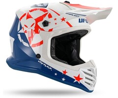 UFO Helm für Kinder Korey weiss blau