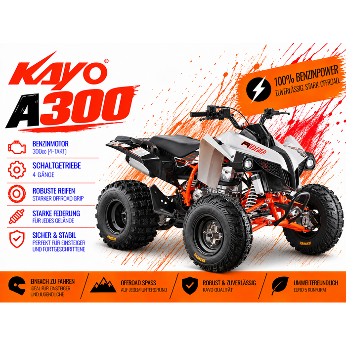 Kayo A300 - Sportquad 4-Takt Racing Style