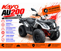 Kayo AU200 Erwachsenen Quad mit Strassenzulassung