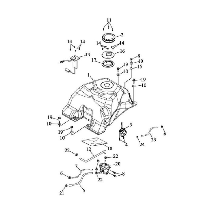 Access Kraftstofftank