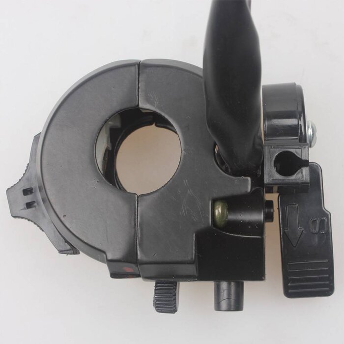 MXS Works Motorcyle Left Switch Assy W/ Choke Lever Aluminium 8 Wires Dirt Pit Bike