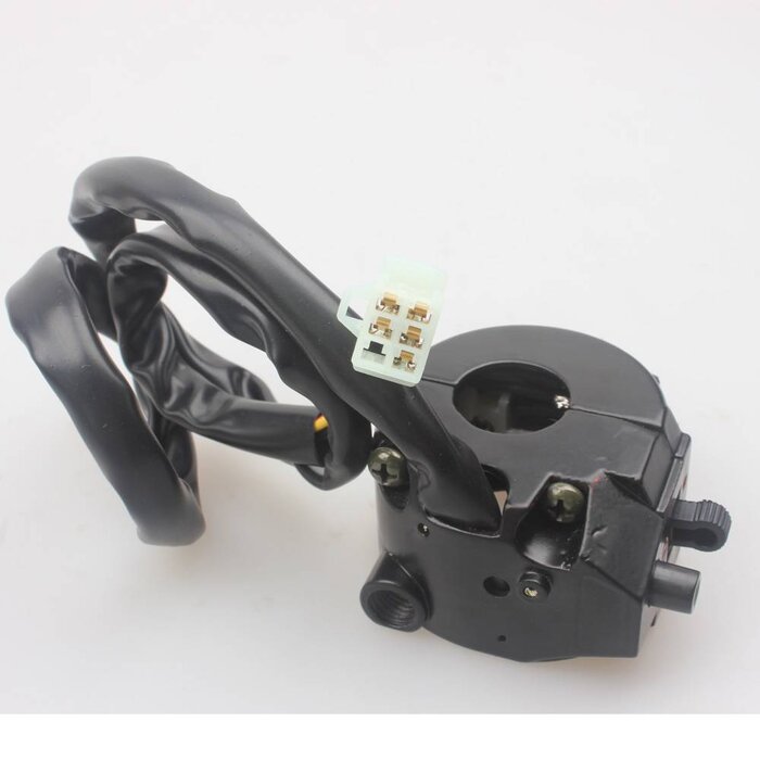 Wingsmoto Motorcyle Right Switch Assy Throttle Clamp Aluminium 5 Wires Dirt Pit Bike