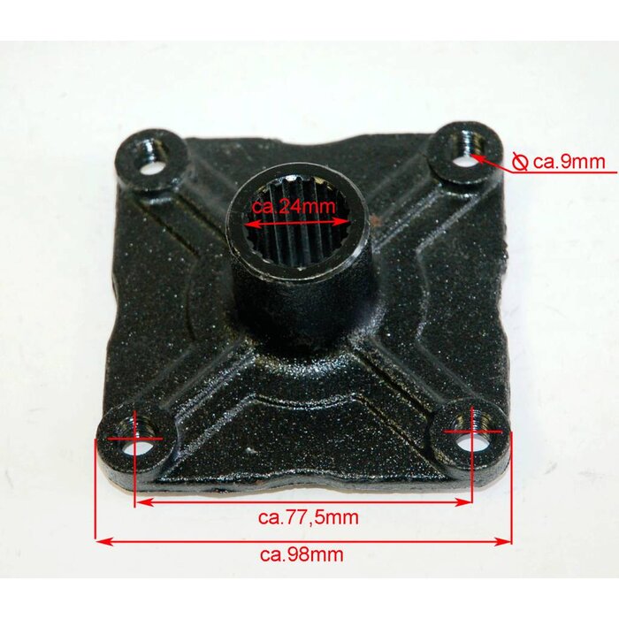 Mini Quad 110cc / 125cc Radnabe hinten (S-10/S-12/S-14) - 4 Loch