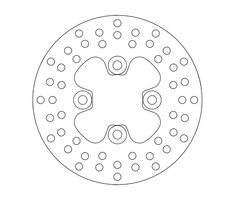 Moto Master Bremsscheibe vorne für Yamaha YFM Modell vorne
