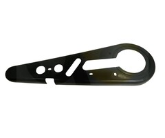 Actionbikes Miniquad Elektro/49 cc Standard/Racer Kettenschutz hinten schwarz (Grundform) (Mini Cross Delta)