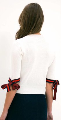 White Top With Ribbons