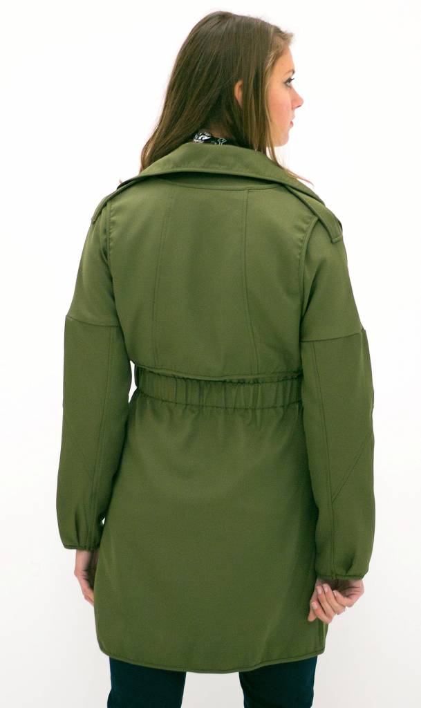 Khaki Green Trenchcoat