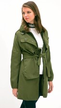 Khaki Green Trenchcoat