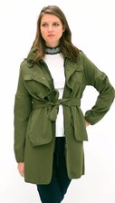 Khaki Green Trenchcoat