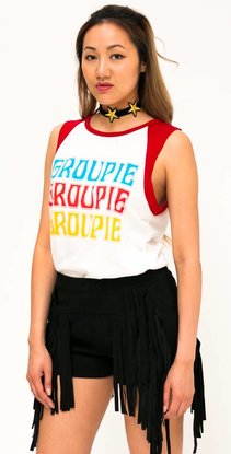 Retro groupie shirt