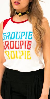 Retro groupie shirt