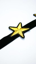 Choker Embroidery Star