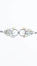 Bohemian silver statement choker