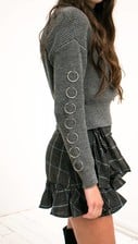 Grey knit with rings