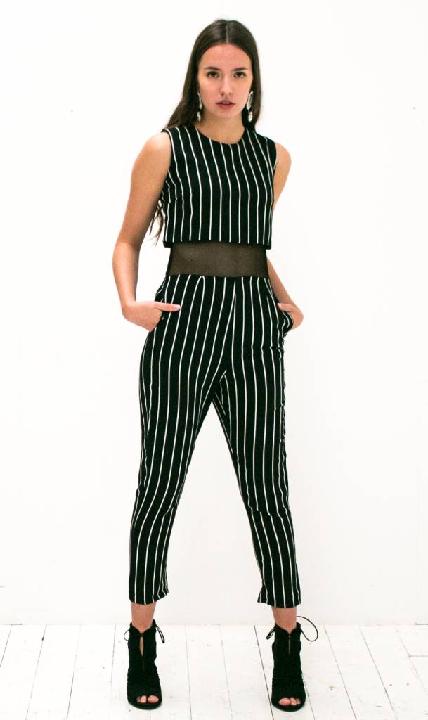 jumpsuit met strepen