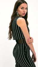 striped jumpsuit