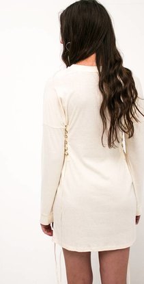 Off white sweater dress