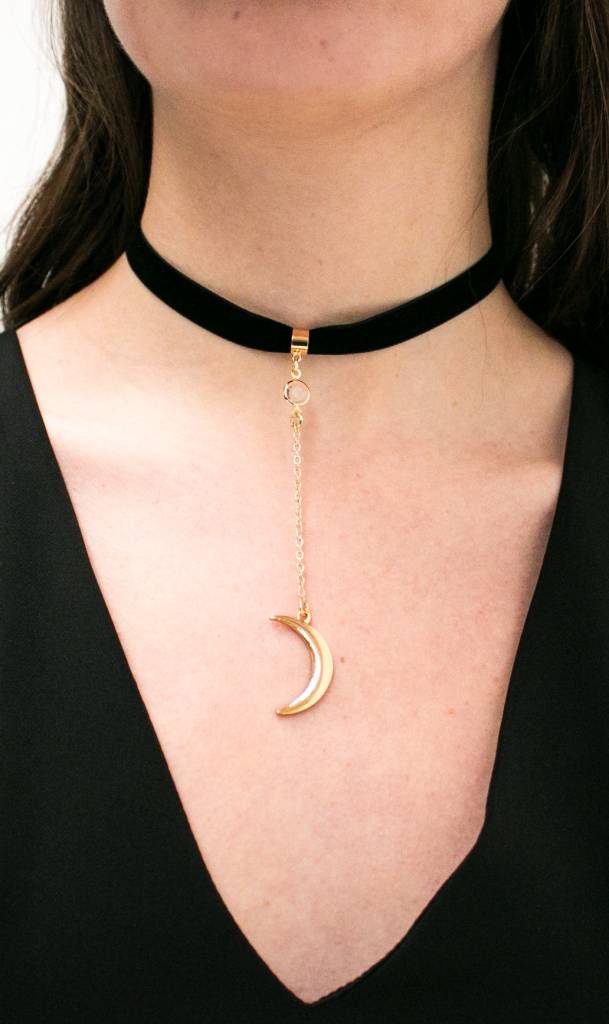 velvet neck choker