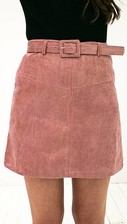 Pink Metallic Skirt