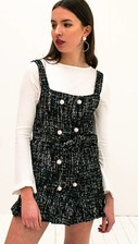 Chanel Inspired Tweed Dress