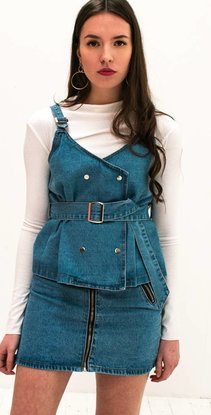 Denim Top met Riem