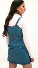 Denim Top with belt