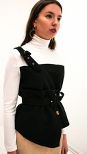 Contrast Top with Belt