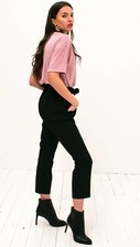 Black Ruffles Pants