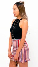 Aztec printed skirt