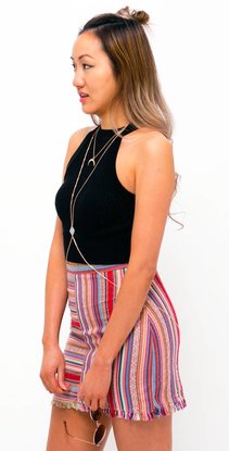 Aztec printed skirt