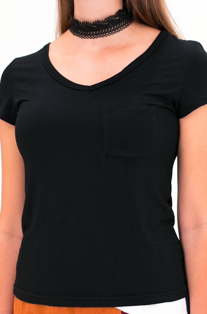 Soft Basic Zwart T-shirt