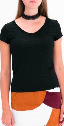 Soft Basic Black T-shirt