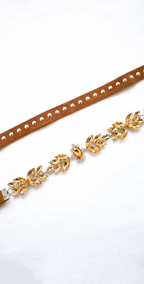 Crystal Tan Choker Set