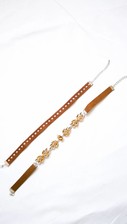 Bruine Kristallen Choker Set