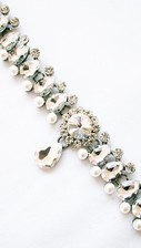 Crystal Pearls Statement Choker