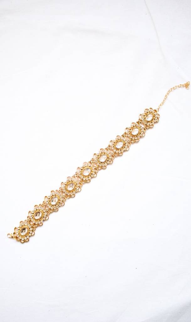 Gouden Kristallen Statement Choker