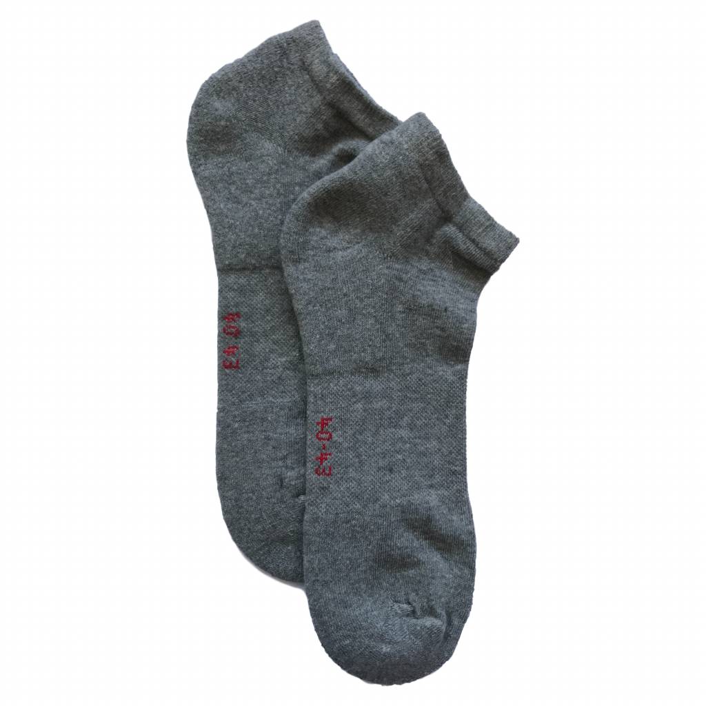 Kock Sockswear 2 Pack Sneakersokken Met Badstof En Massage Grijs kock sockswear kopen in de aanbieding
