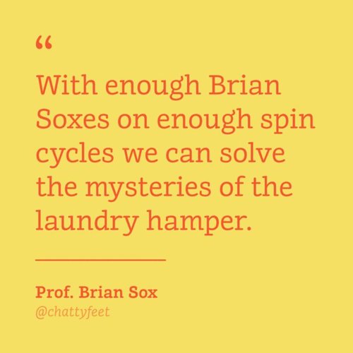 ChattyFeet Professor Brian Sox