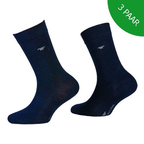Tom Tailor 3-pack donkerblauwe kindersokken Tom Tailor 3-pack donkerblauwe kindersokken