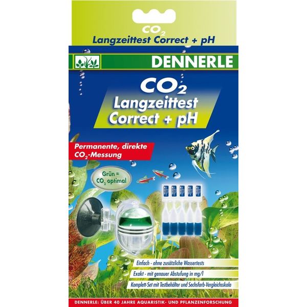 Dennerle CO2 Langzeit Correct + pH, permanente, direkte CO2 Messung