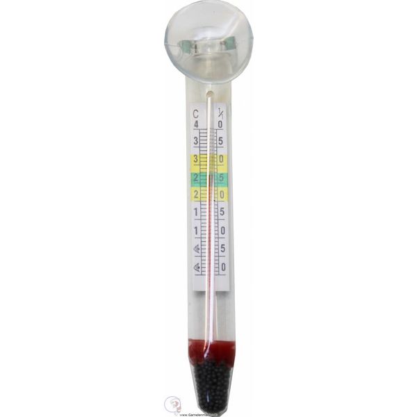 Garnelenmarkt Schwimmthermometer mit Saugnapf