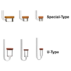 CO2 Diffusor - U Type (3 Grössen)