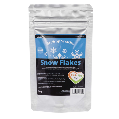 Shrimp Snacks Snow Flakes, Sticks Mix 3in1