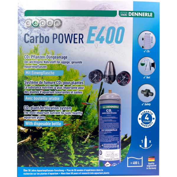 Dennerle CO2 Pflanzen-Dünge-Set Carbo Power E400 (einweg)