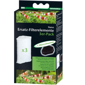 Dennerle Nano Eckfilter, Ersatzkartusche 3er