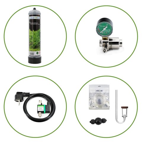CO2  Anlage Komplett-Set Einweg 200 Basic M