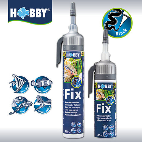 Fix Hochleistungs Unterwasserkleber, schwarz