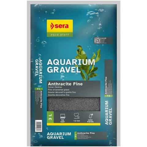 Aquarium Gravel Anthracite Fine